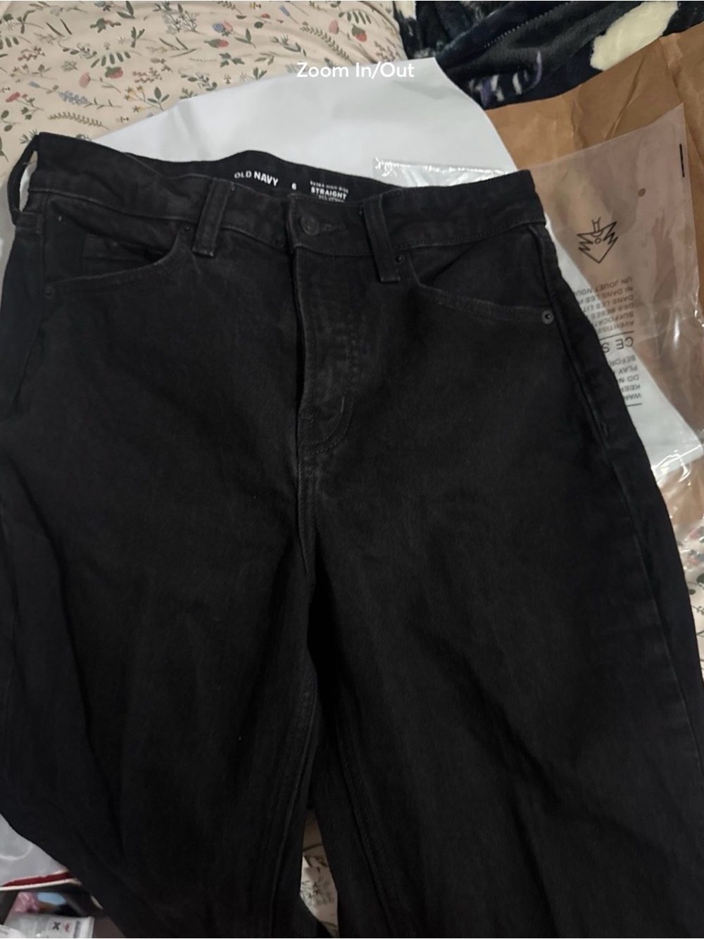 Old Navy Black Straight-Leg Men’s Jeans